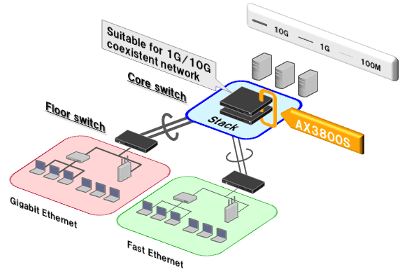Medium/small-scale Enterprise LAN