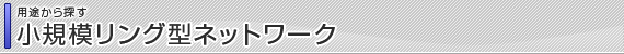 ネットワーク構成：小規模リング型ネットワーク