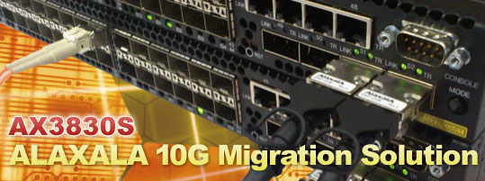  AX3800S ALAXALA 10G Migration Solution