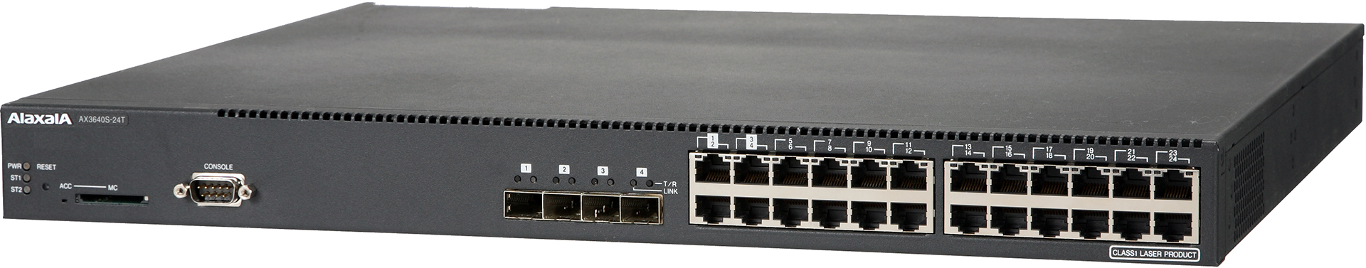 製品写真/AX3640S-24T：アラクサラネットワークス株式会社